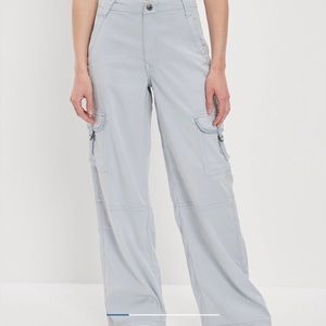 AE Dreamy Drape Stretch Super High Waisted Cargo Baggy Wide Leg Pant NWT